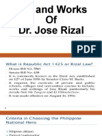 Life and Works dr jose rizal