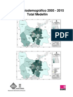 Perfil Demografico 2005-2015 Total Medellin