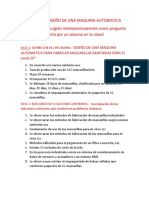 Fases Del Proyecto A Ser Desarrollado Maquinas Automaticas