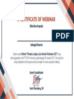 E-Sertifikat Webinar