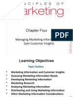 Chapter Four: Managing Marketing Information To Gain Customer Insights