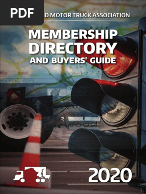 Mmta 2020 Membership Directory Buyers Guide Truck Driver Maryland