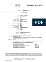 D & C Yellow 10: Technical Data Sheet