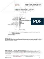Spectra Sunset Yellow Fy3: Technical Data Sheet