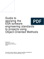 Guide To Applying The ESA Software Engineering Standards To Projects Using Object-Oriented Methods