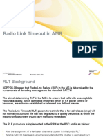 Radio Link Timeout in AMR: Soc Classification Level Presentation / Author / Date 1 © Nokia Siemens Networks