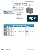 H782 Series Hermetically Sealed Electromechanical Relay Selection Guide