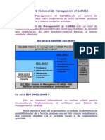 ISO 9001 Sistemul de MC