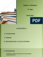 Polígonos 4o ano ensino à distância