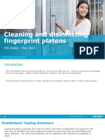 Cleaning and Disinfecting Fingerprint Platens: HID Global - Feb. 2020