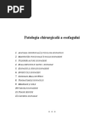 Esofagul Patologia Chirurgicala A Esofagului | PDF