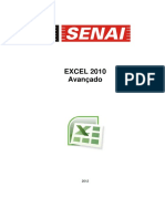 AP SENAI Excel Avançado - 2010