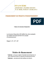 Financement de Projets D'investissement