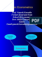 Econometrics - Basic 1-8
