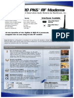 Xbee-Pro PKG RF Modems: Interfaces Available