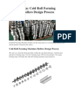 Roller Design: Cold Roll Forming Machines Rollers Design Process