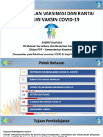 Pelaksanaan Vaksinasi Dan Rantai Dingin Vaksin COVID-19 16 Nov 2020