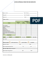 F-206 Interim Probation Appraisal Form For New Employee