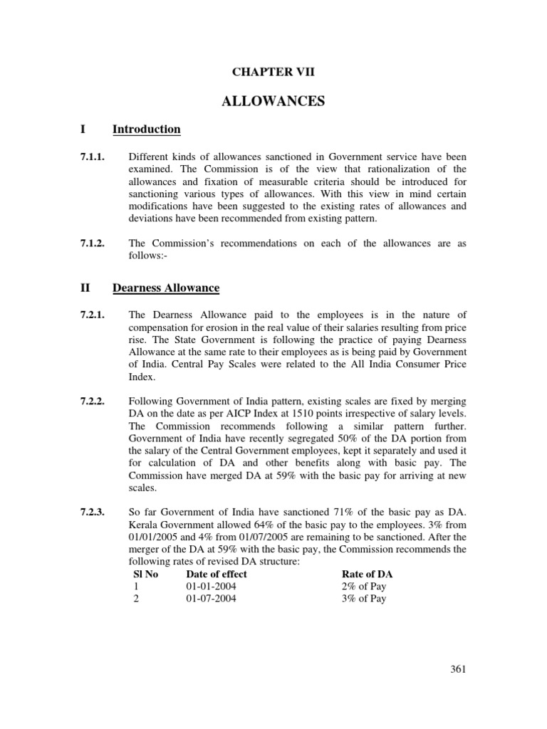 Allowances PDF Business