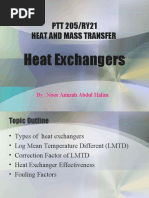 PTT 205/RY21 Heat and Mass Transfer