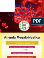 Anemiapordeficienciadevitaminab12 y Acido Fólico