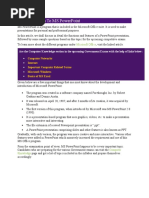 An Introduction To MS PowerPoint
