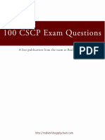 CSCP Practice Questions