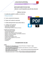 Pré-Requisitos para Aprovação Da Sua Loja