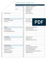 IC Startup Templates Business Startup Checklist Template