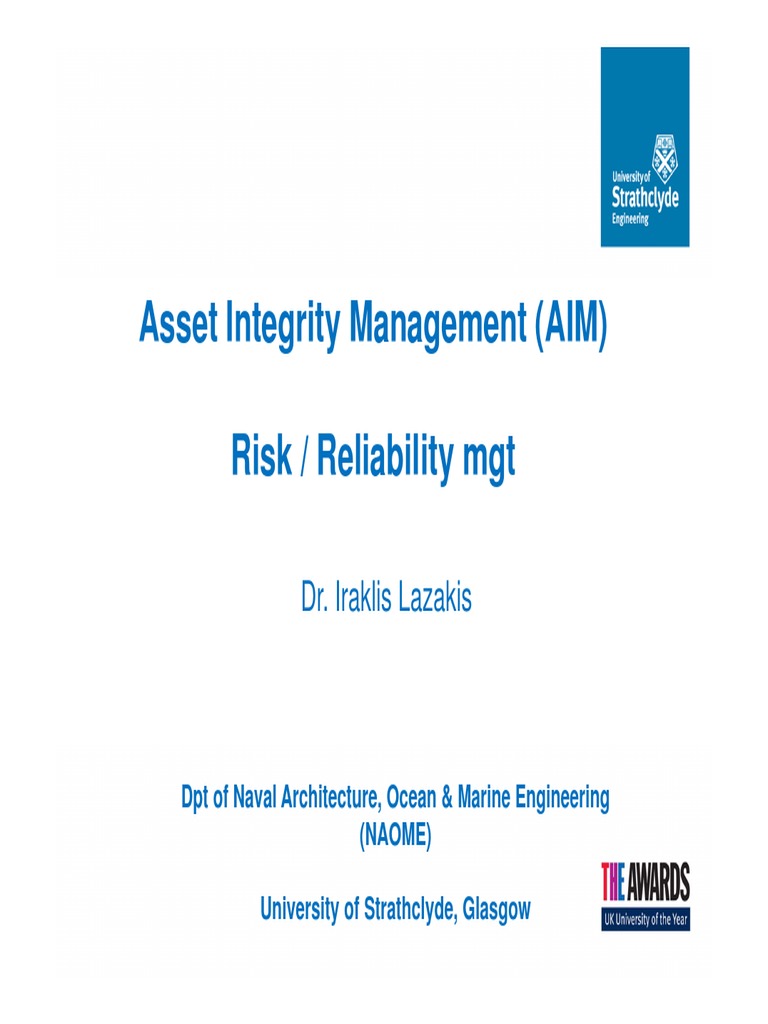 S17-19.2 Asset Integrity Management | PDF | Bayesian Network ...