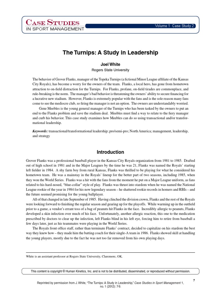 20210204221504the Turnips Case Study | PDF | Sports & Recreation