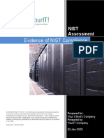 Evidence of NIST Compliance