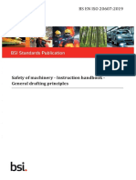 EN ISO 20607-2019 Safety of Machinery. Instruction Handbook. General Drafting Principles