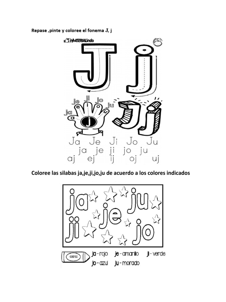 Letra J.1 | PDF