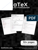 Latex Notes for Professionals