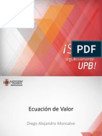 Ecuacion de Valor - UPB - 2016