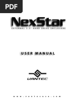 NexStar Enclosure User Manual