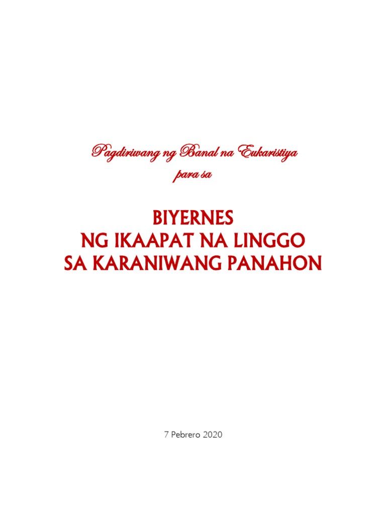 Pebrero 7 2020 | PDF
