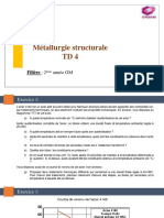 TD 4 Métallurgie structurale