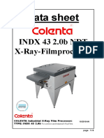 Data Sheet: INDX 43 2.0b NDT X-Ray-Filmprocessor