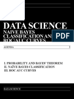 Data Science: Naive Bayes Classification and Roc/Auc Curves