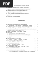 Important Questions Computer Networks: Question Bank