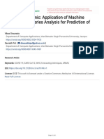 Chaurasia, Pal - 2020 - COVID-19 Pandemic Application of Machine Learning Time Series Analysis For Prediction of Human Future-Annotated