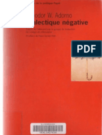 Adorno, Theodor W. - Dialectique négative (OCR OP)
