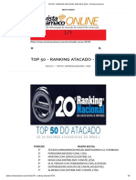 TOP 50 - RANKING NACIONAL ATACADO 2019 - Revista Anamaco