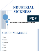 CAUSES AND IMPACT OF INDUSTRIAL SICKNESS
