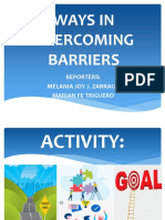 Ways in Overcoming Barriers