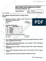 Soal Ulangan K-13 Kelas 5 Tema 7 Peristiwa Dalam Kehidupan