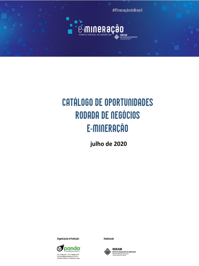 E Mineração CATÁLOGO | PDF | Engenharia Ambiental | Brasil