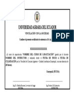 9. Formato Certificado Curso Capacitacion